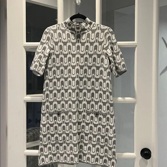 Anthropologie Maeve Annalise Mock-Neck Chenille Sweater Mini Dress XS NWOT - Picture 3 of 6